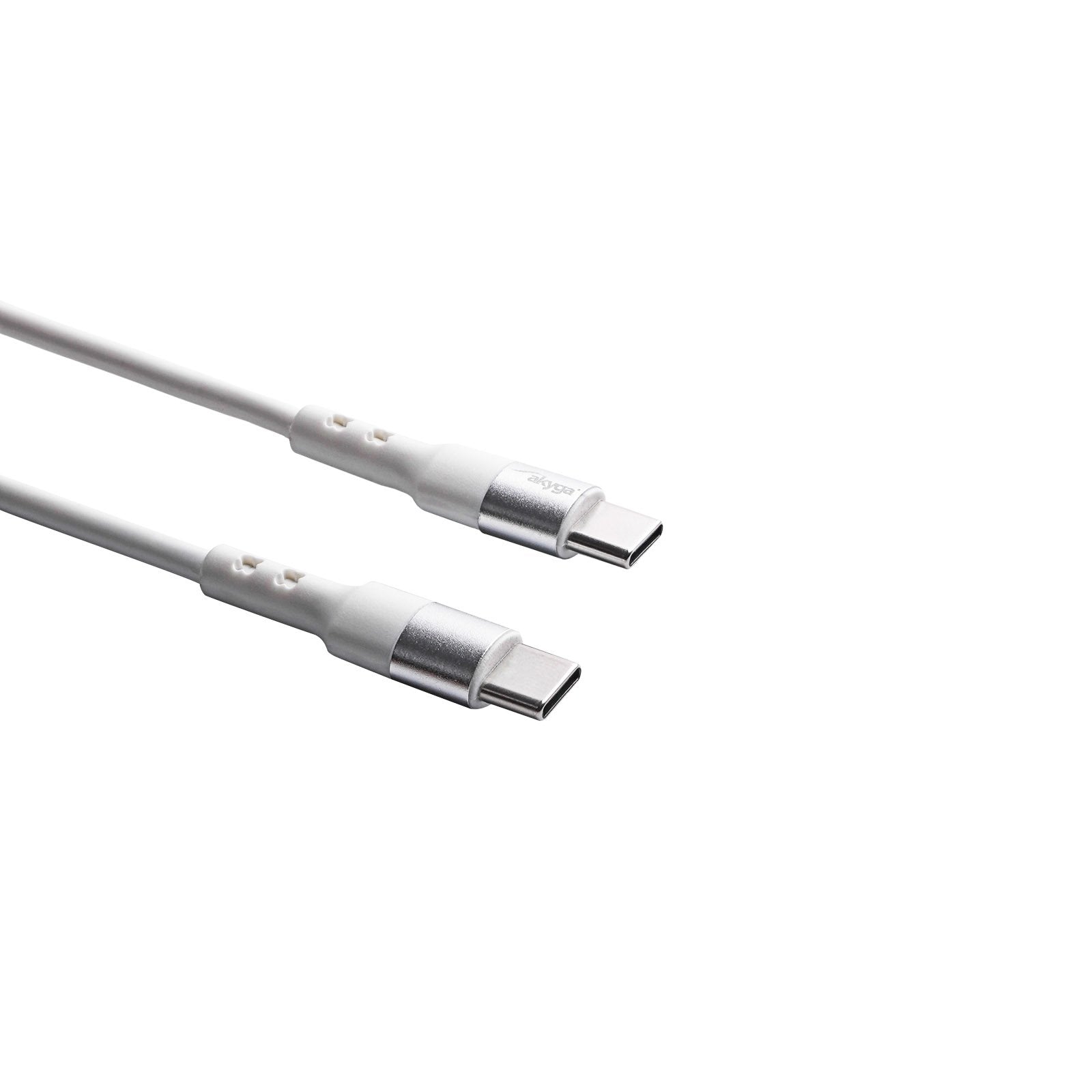 EAN 5901720137555 - Akyga AK-USB-41 cable USB USB 2.0 1,8 m USB C Blanco imagen 2