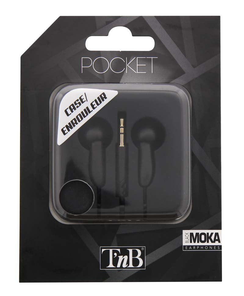 Auriculares Tnb  Jack Con Cable Pocket Negro