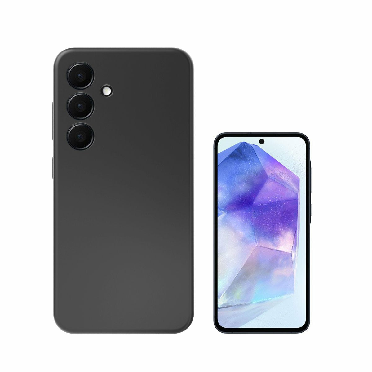 4smarts Silicone Case Cupertino F. Samsung Galaxy A55 Schwarz
