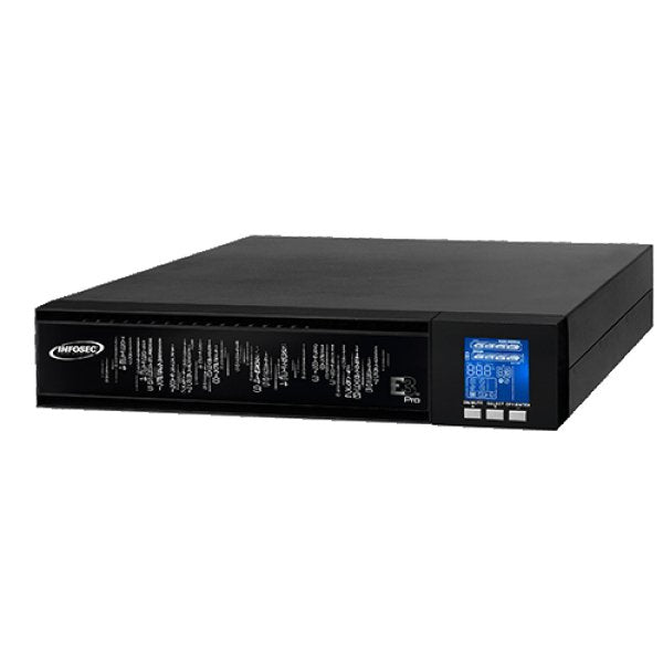 EAN 3700085673089 - Infosec E3 Pro 1000 RT sistema de alimentación ininterrumpida (UPS) Doble conversión (en línea) 1 kVA 900 imagen 1