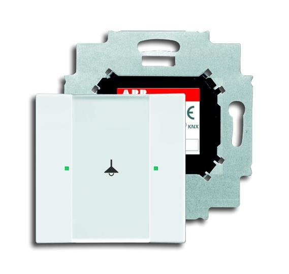 Busch Jaeger 6125 01-84 Tastsensor 1f Up-Sensoren F.Knx Studioweiss