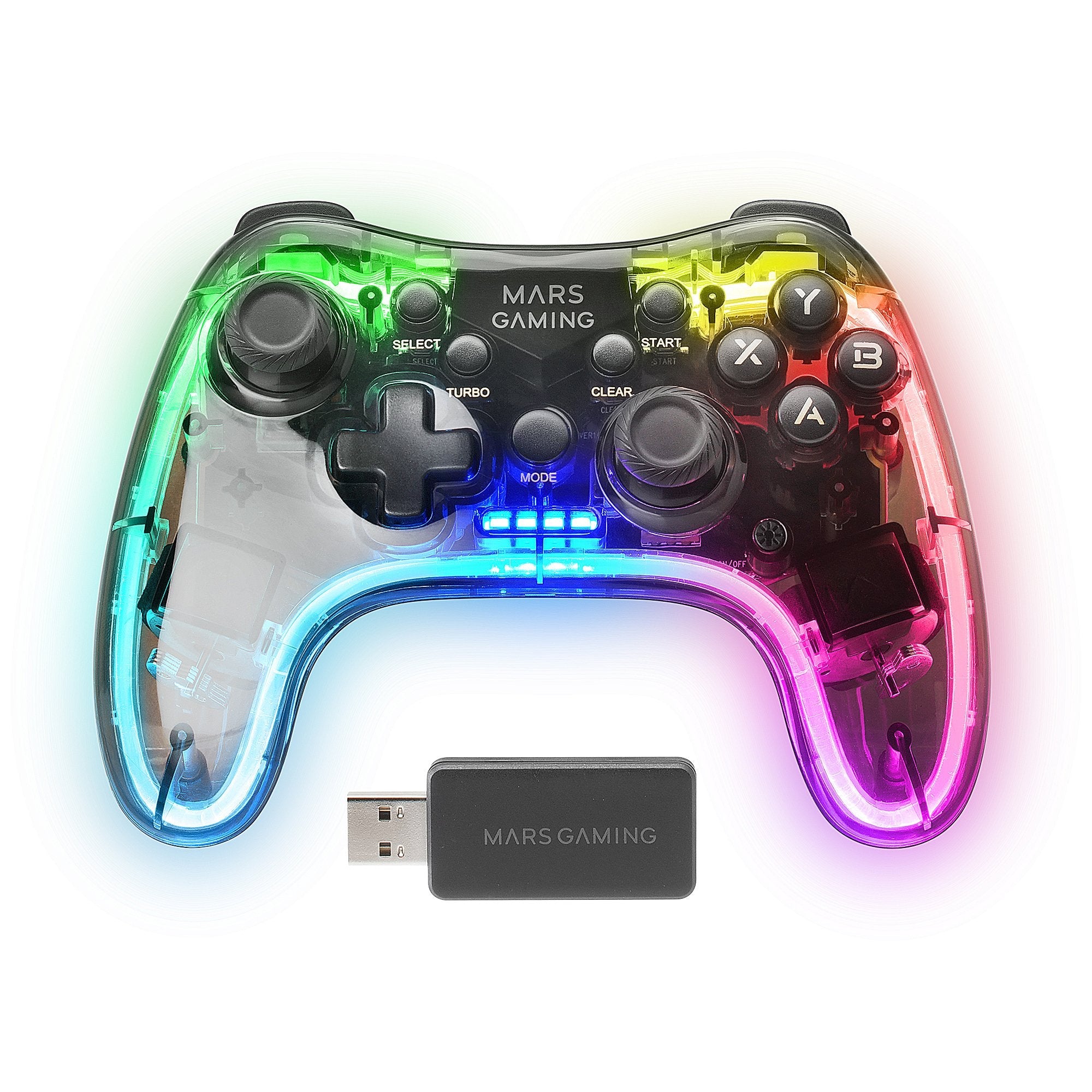 Gamepad Mars Gaming Mgp-24 Inalámbrico