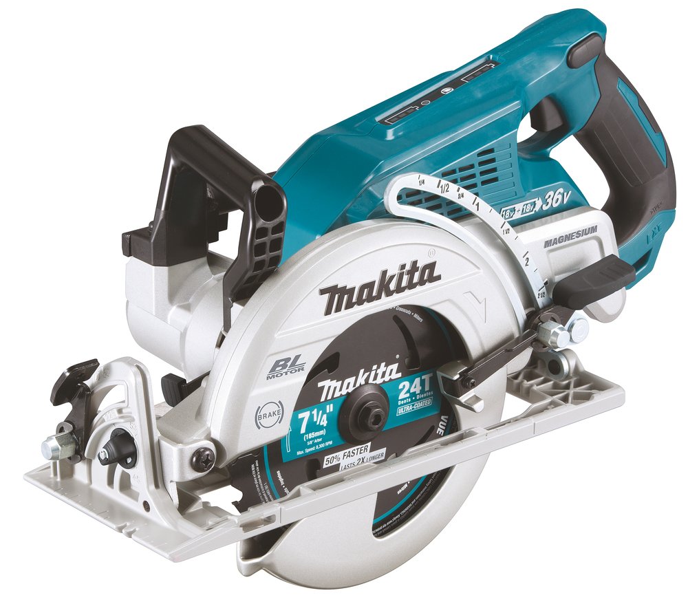 Sierra Circular Inalámbrica Makita Drs780z, 36 Voltios (2x18 V)