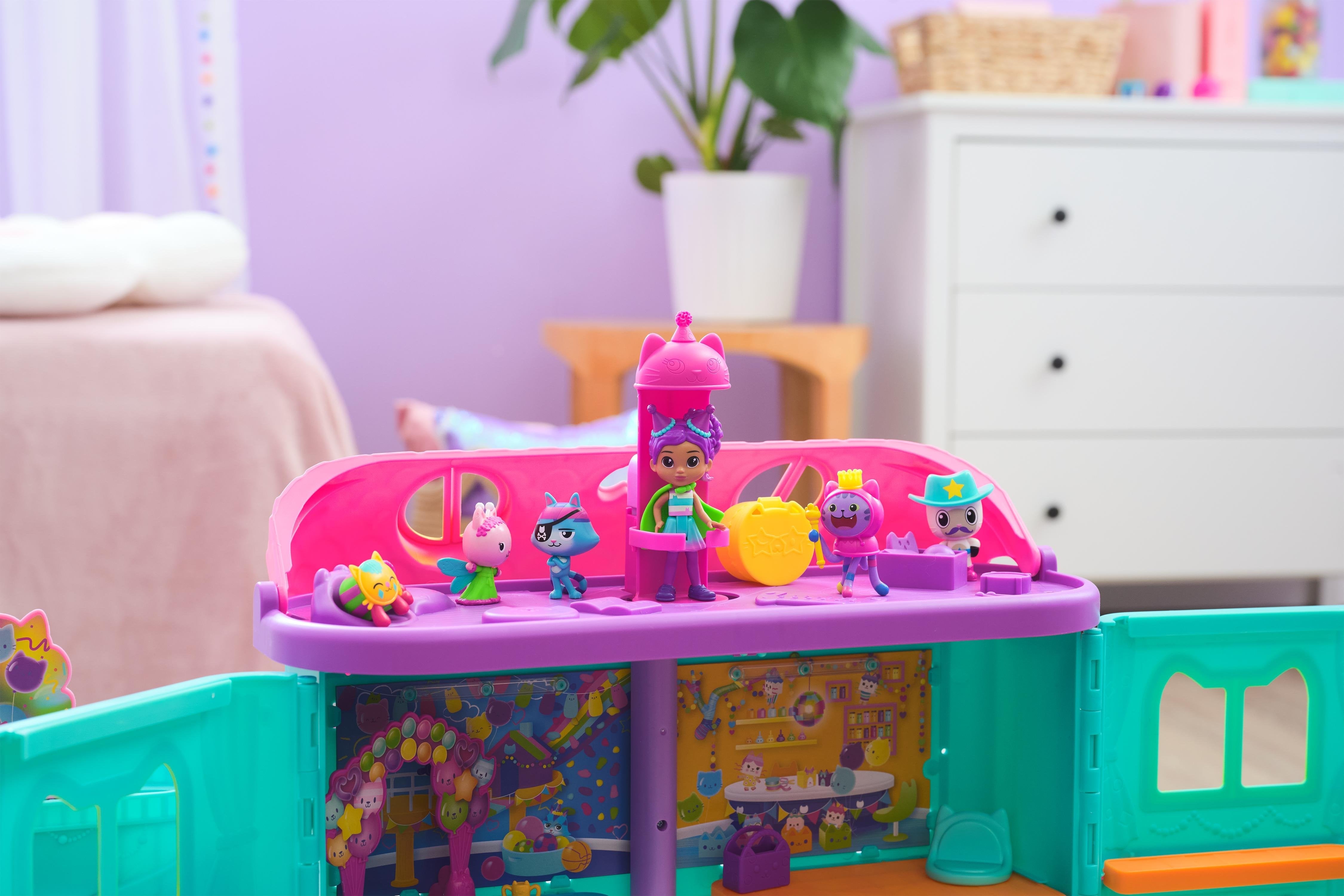 Casa De Muñecas De Spin Master Gabby: Set De Regalo Con Figuras De Fiesta, Figura De Juguete   6069603