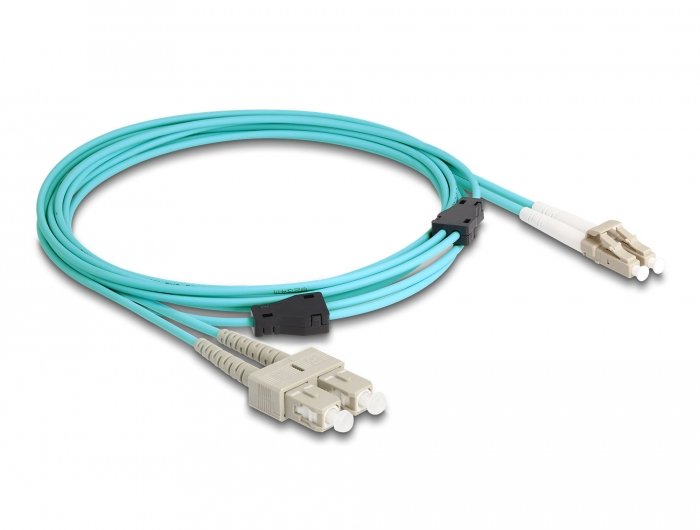 Delock Lwl Cable Mit Metallarmierung Lc Duplex Zu Sc Duplex Multimode Om3 3 M