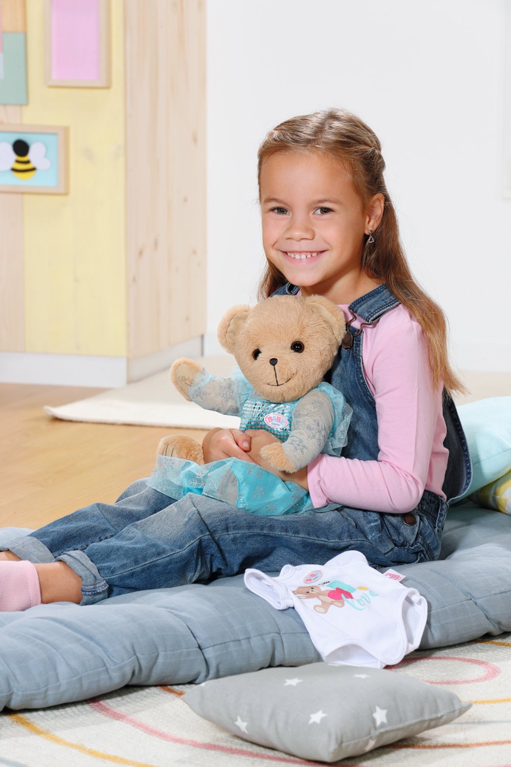 Muñeco Peluche Osito Blanco Baby Born 36cm