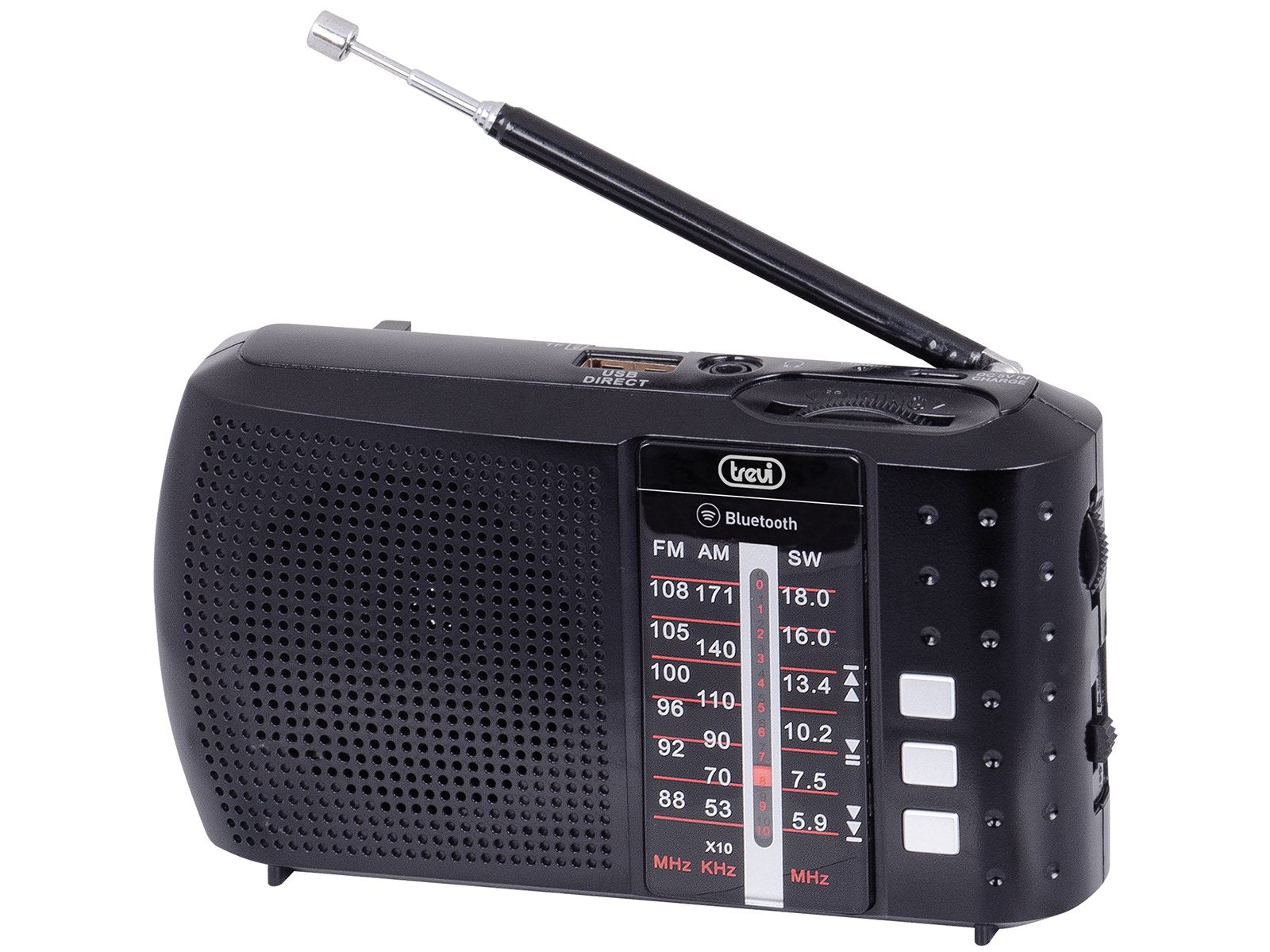 EAN 8011000024356 - Trevi 0RA7F2000 radio Portátil Analógico y digital Negro imagen 3