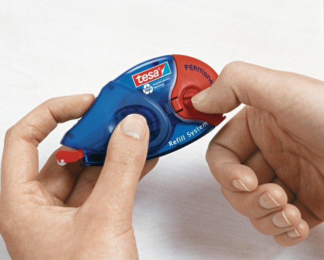 Tesa Kleberoller 14m 8,4mm Permanent Klebend Ecologo