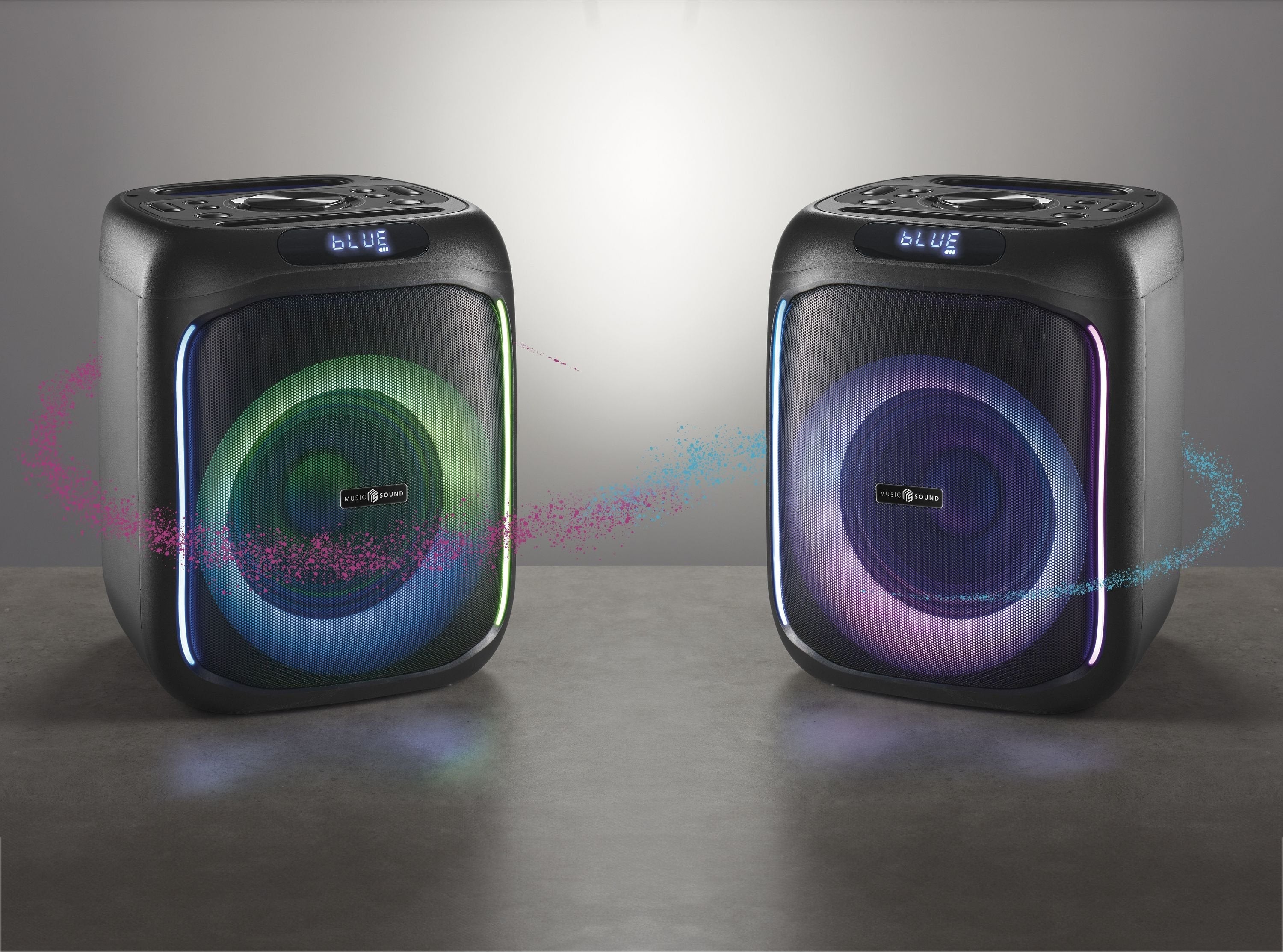 Altavoz  Music Sound 8018080479441 Para Fiestas Negro 40 W