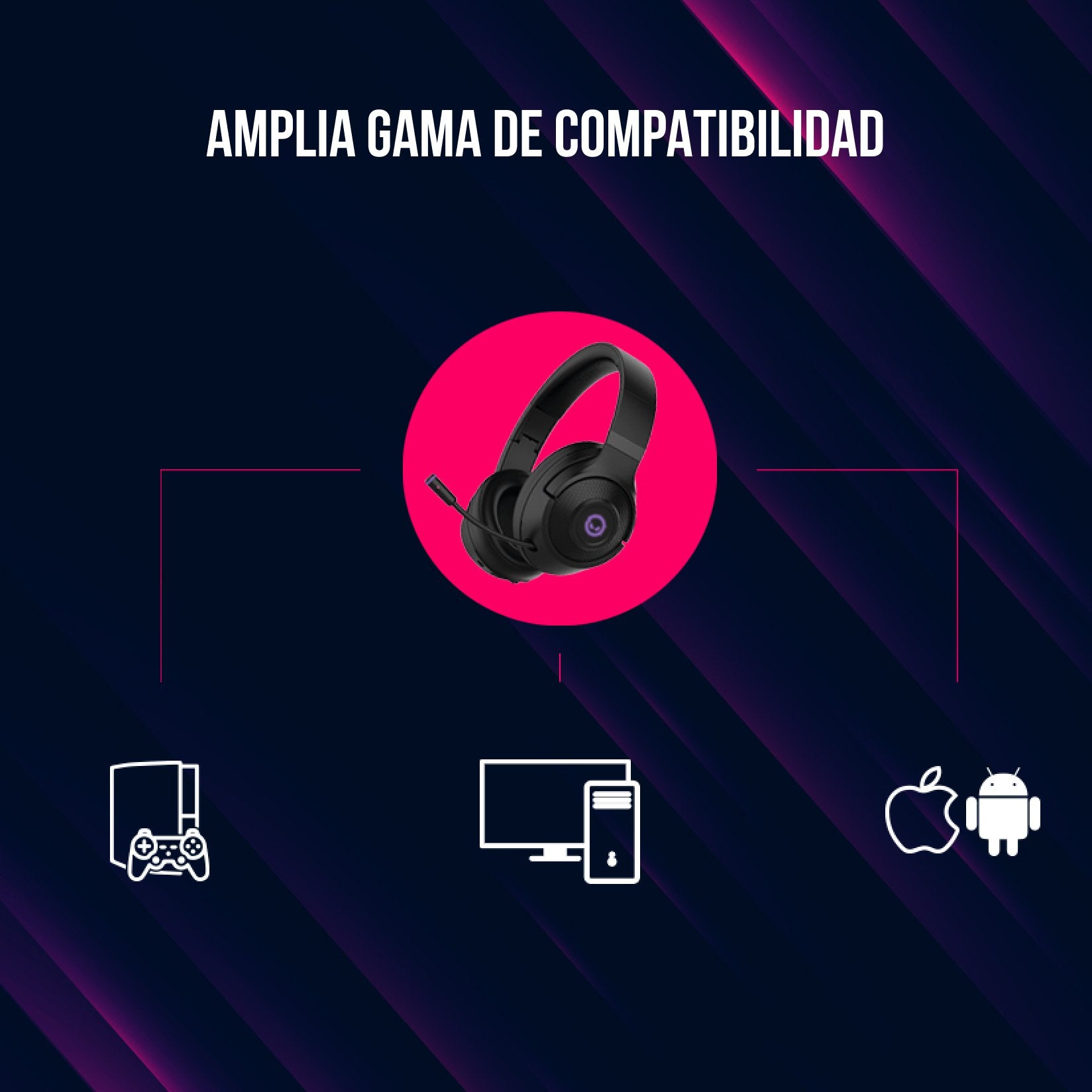 EAN 5291485009151 - Lorgar Noah 701 Auriculares Diadema Juego imagen 16