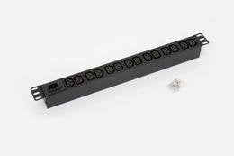 Triton Rab-Pd-X10-A1 Regleta De Enchufes 19" 1u 14x C13, 1x C14, Máx.10a