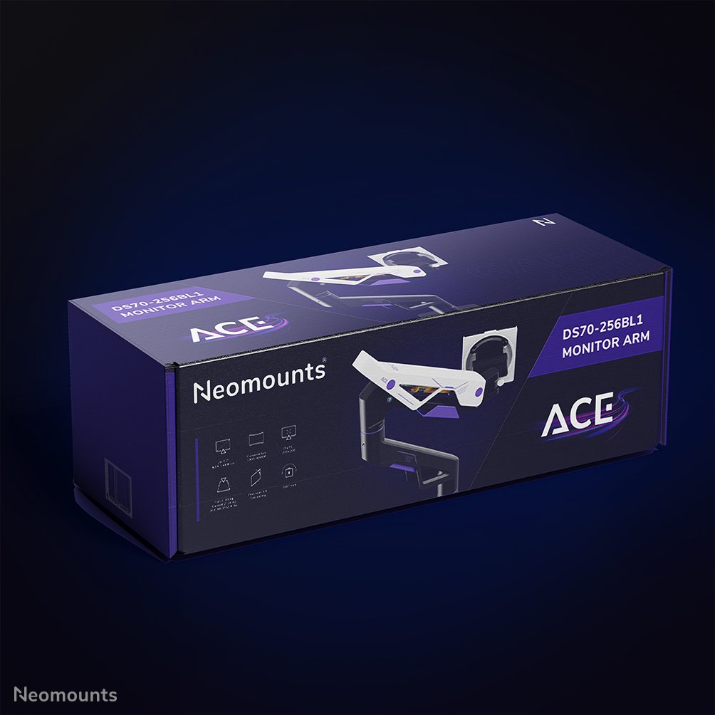 Neomounts Tischhalterung 200x200 30kg 24-57'' Voll Beweglich Gaming