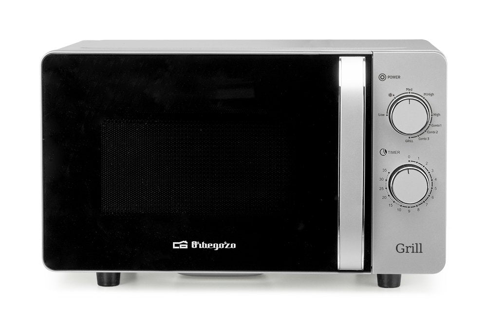 Microondas Orbegozo Mig 2072 Ce 700w Capacidad 20l Función Grill Gris