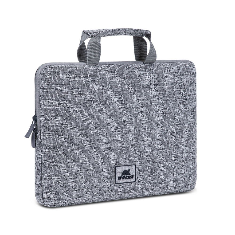 Rivacase 7913 Funda Para Portátil 13.3 Gris Claro Con Asas