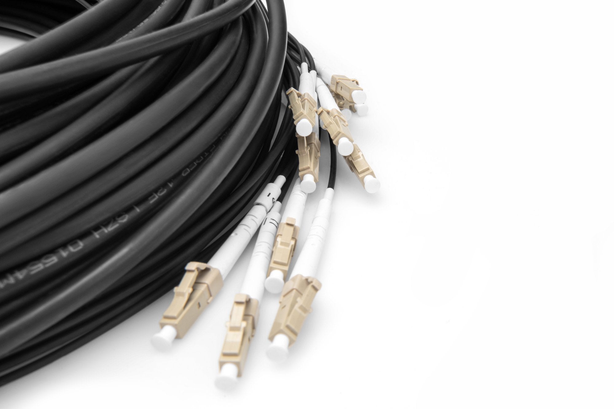 Cable De Fibra Óptica Digitus Lc->Upc 100m Preconfeccionado Om4 12