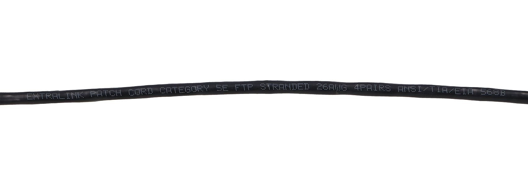 Cable Extralink Lan Patchcord Cat.5e Ftp 5m Negro