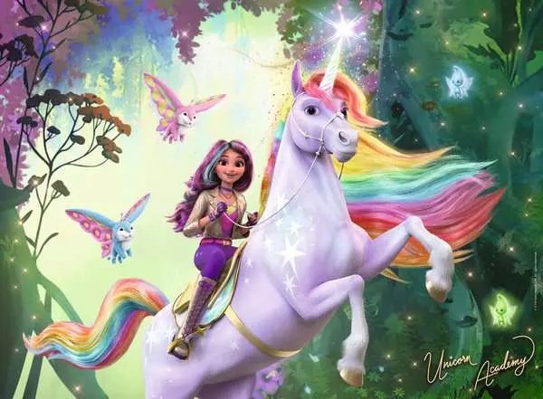 EAN 4005555041641 - Ravensburger Unicorn Academy Puzzle rompecabezas 100 pieza(s) Animales imagen 2
