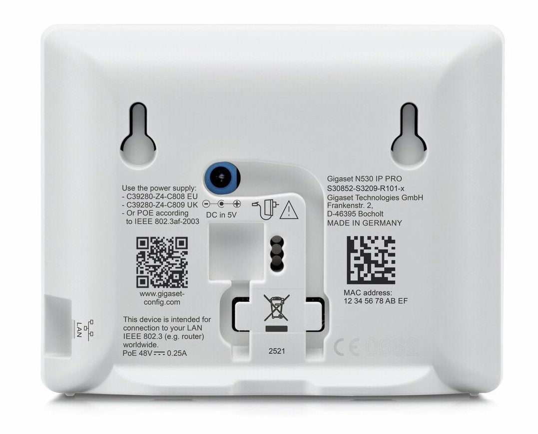 EAN 4255781906669 - Gigaset N530 IP PRO estación base DECT Blanco imagen 4