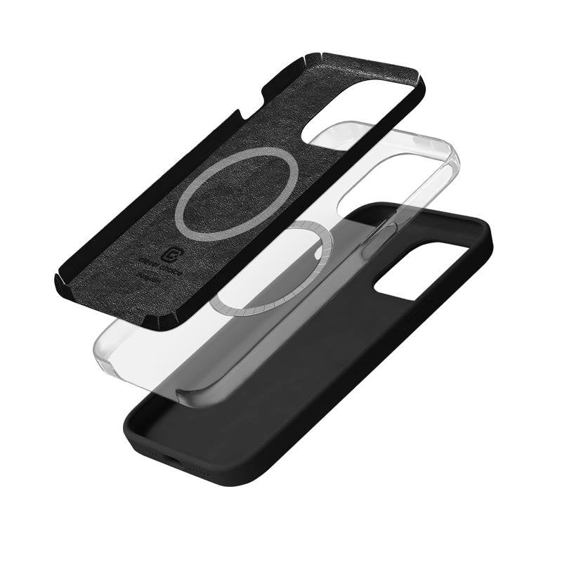 Crong Color Cover Magnetic - Etui Iphone 15 Pro Max Magsafe (Negro)