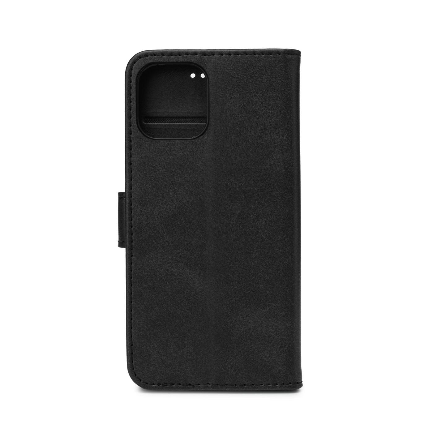 Wales Iphone 12 Wallet Cover.  Black. Material: Pu