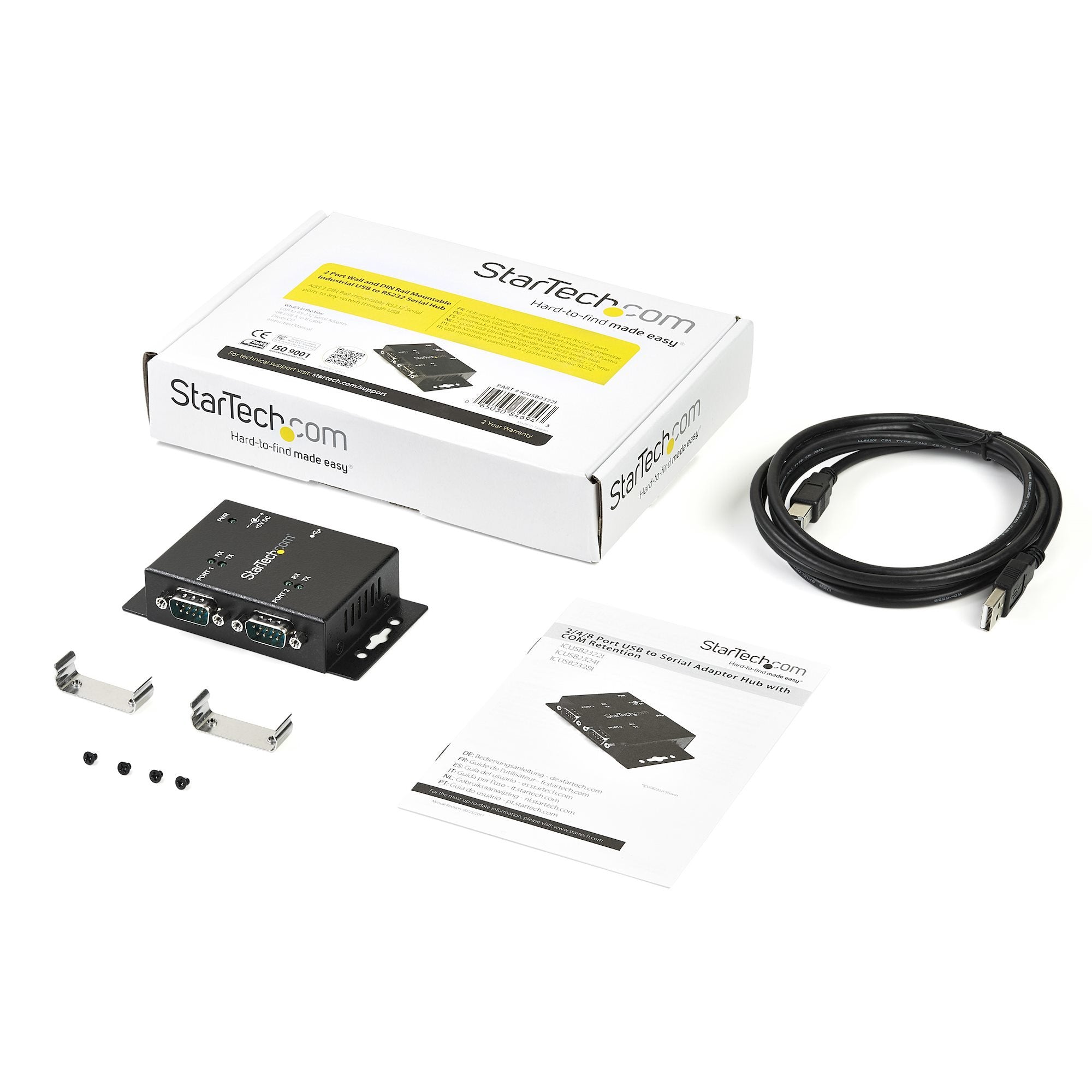EAN 0065030846943 - StarTech.com ICUSB2322I hub de interfaz USB 2.0 Type-B Negro imagen 6
