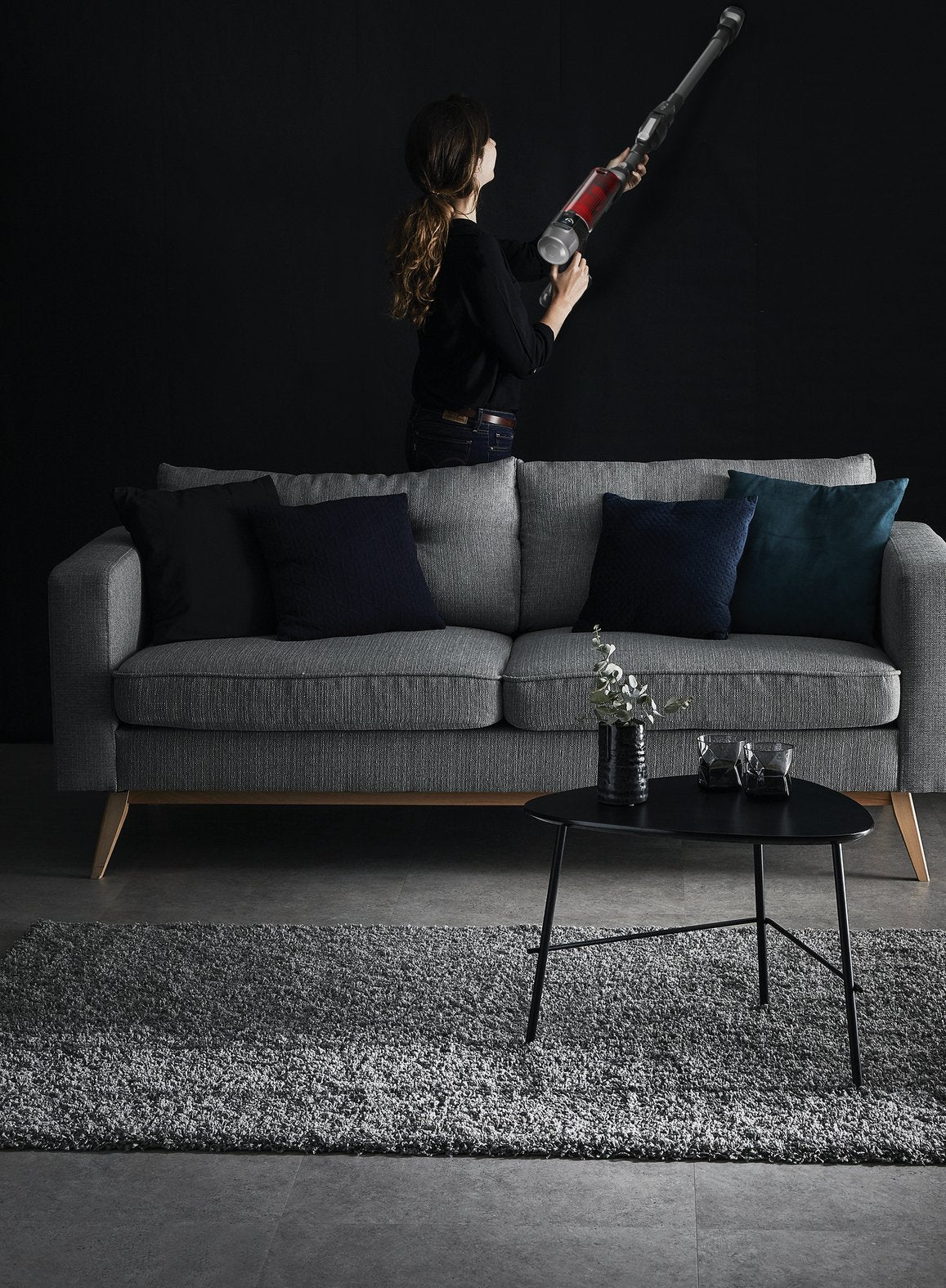 Aspirador  Rowenta Rh2078 Vertical Negro/Rojo