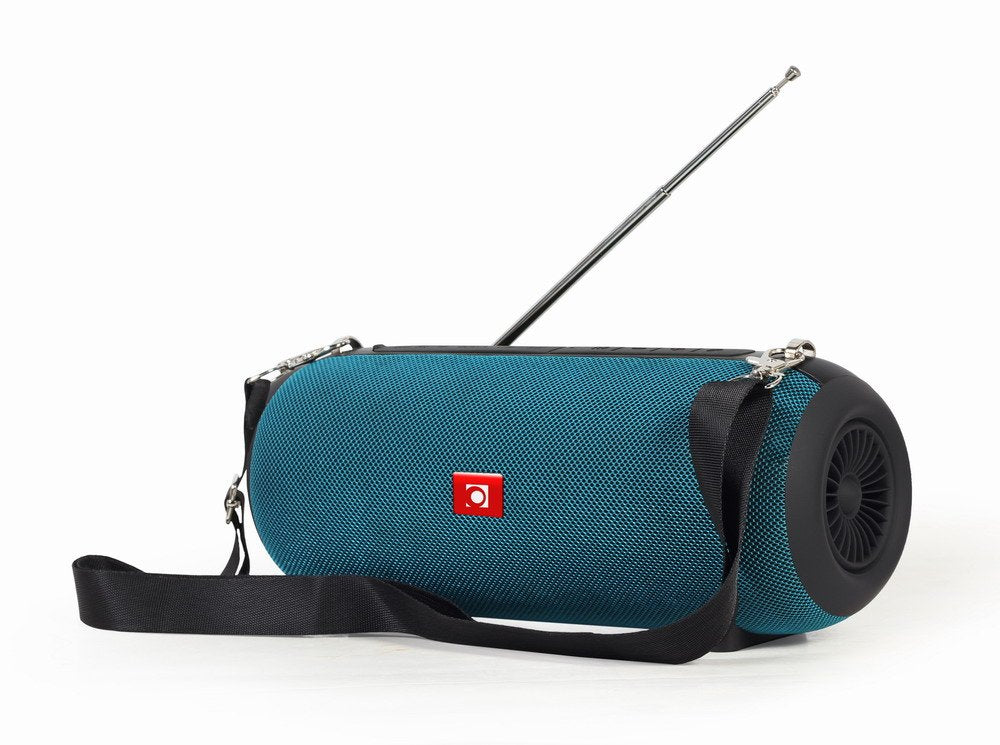 Gembird Portátil Bluetooth Spk-Bt-17-G Radio Fm, Micrófono Integrado, Verde, Usb, Aux, Microsd