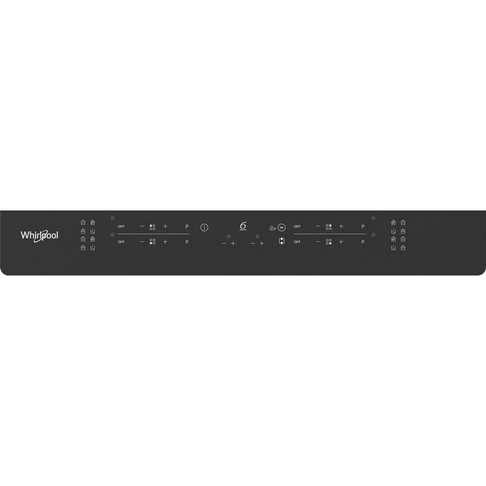 Whirlpool Wb B8360 Ne Bm Hob, Glass Ceramic, Induction, Built-In, 4 Cooking Zones, Width 59 Cm, Black