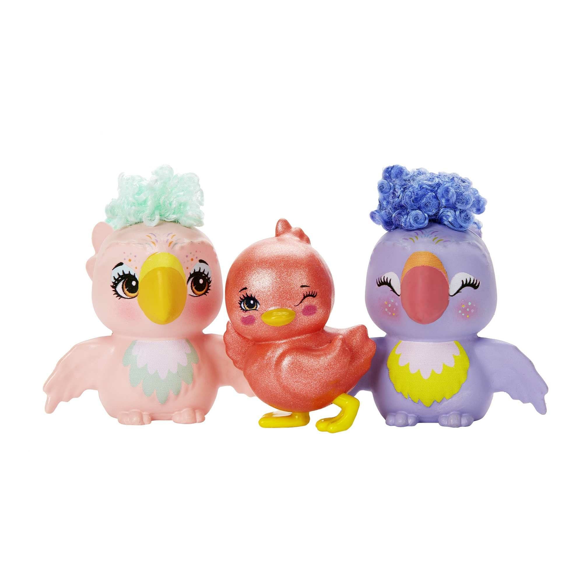 Muñeca Mattel Enchantimals Filia Finch Familia Hkn15
