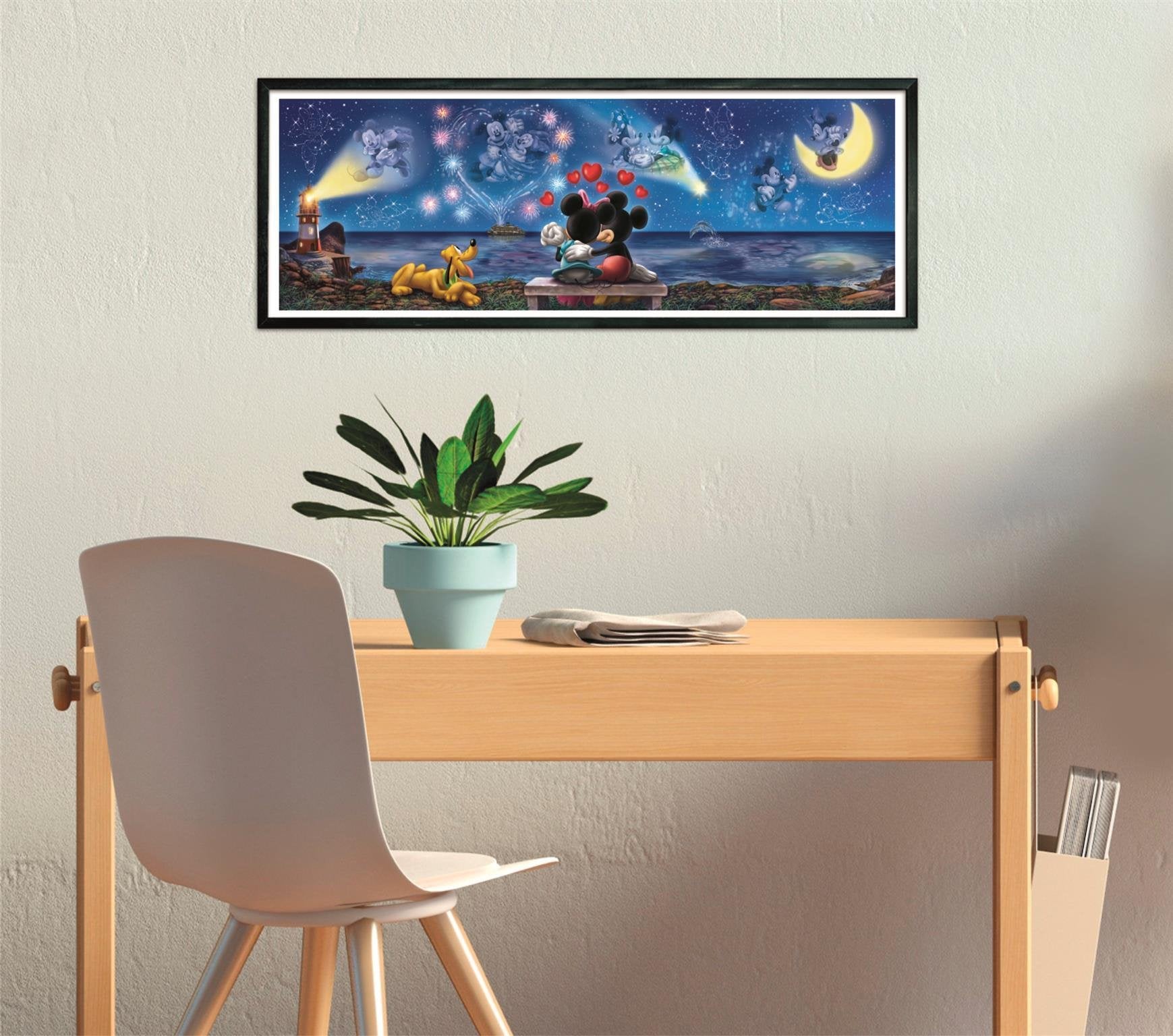 Puzzle Panorama Mickey & Minnie Disney 1000pzs