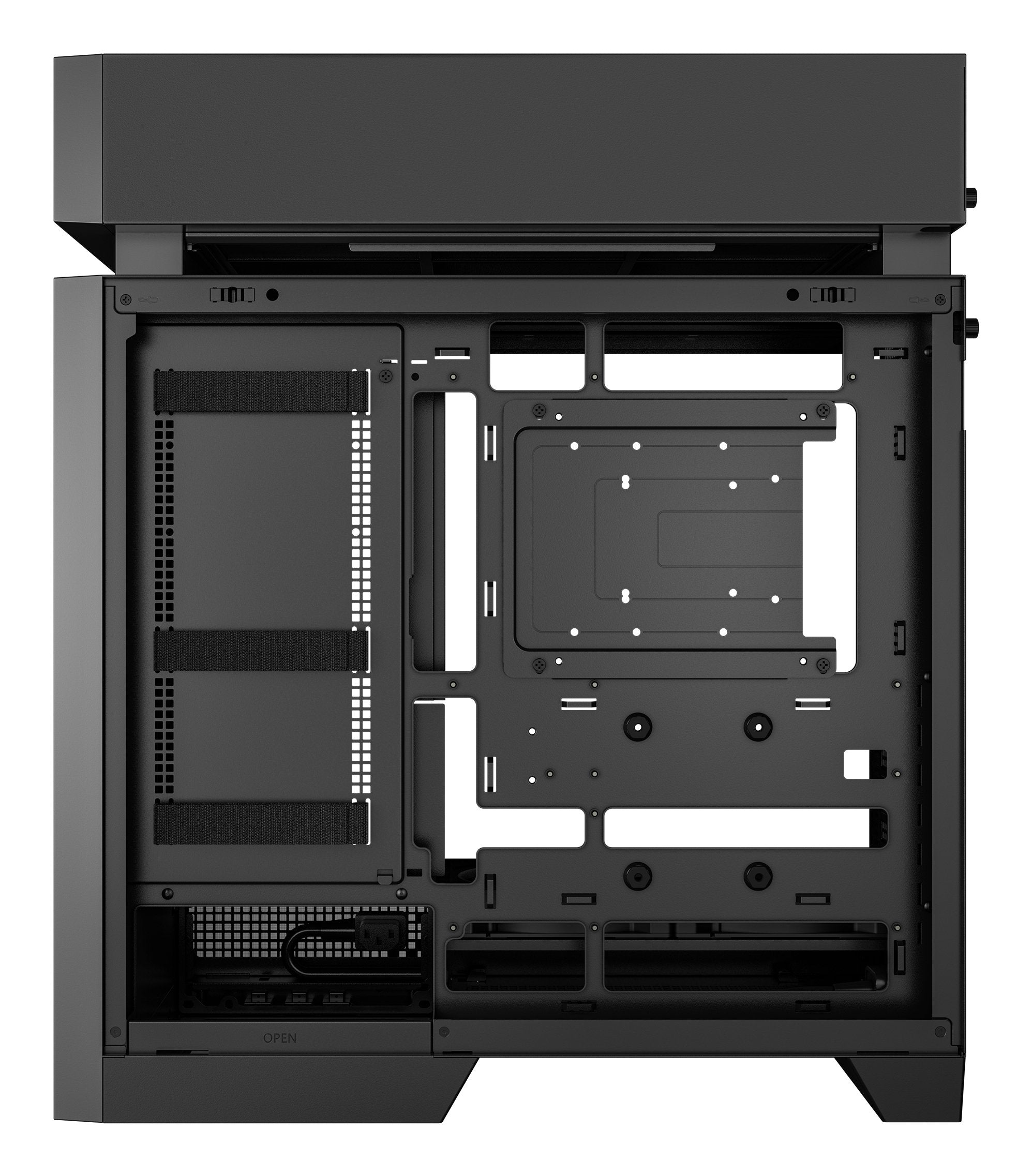 Caja Pc Deepcool Cl660 Atx Tower Case, Black