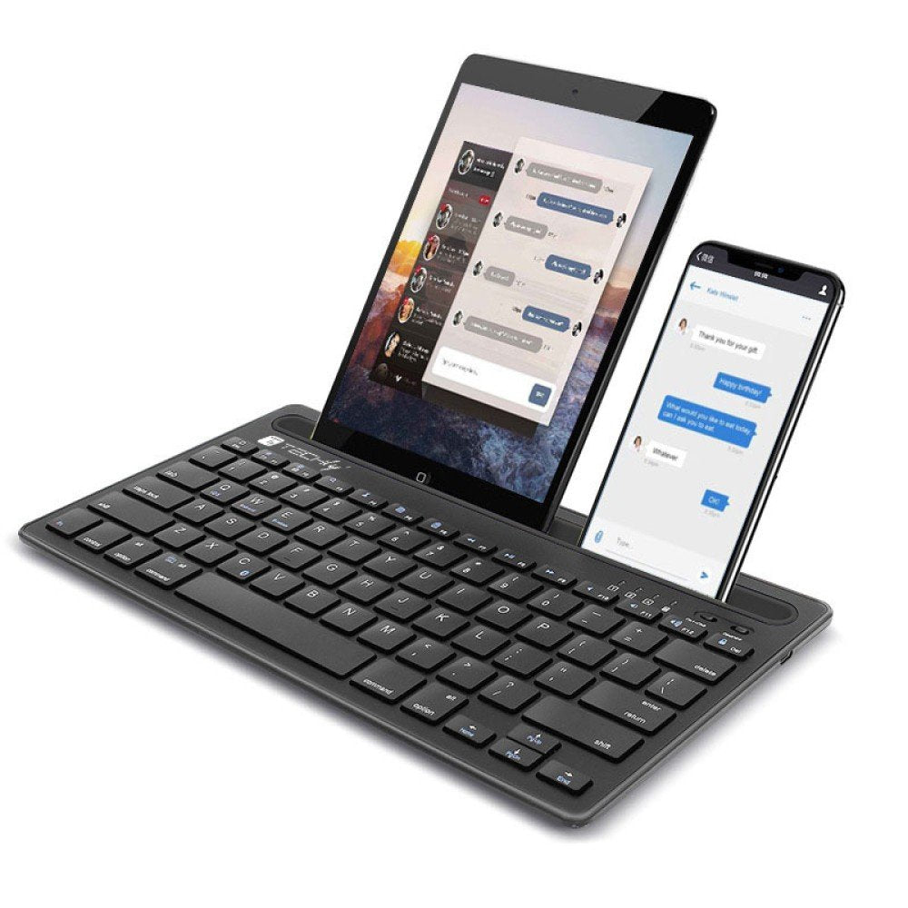 EAN 8059018367898 - Techly ICTBK102U teclado Universal Bluetooth QWERTY Inglés Negro imagen 5