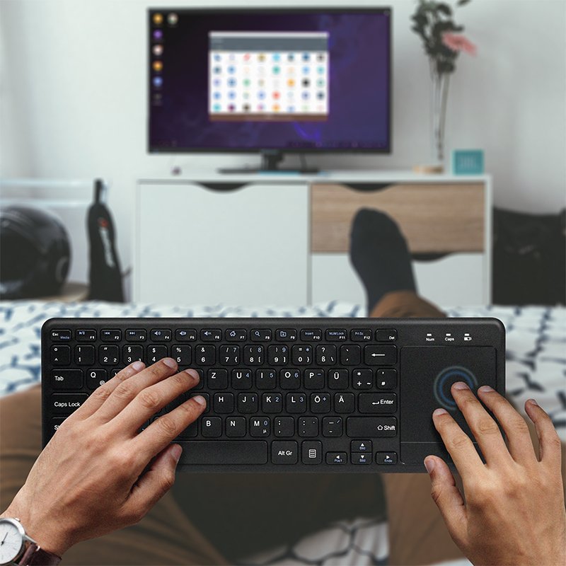 EAN 4052792055276 - LogiLink ID0188 teclado Hogar RF inalámbrico QWERTZ Negro imagen 7