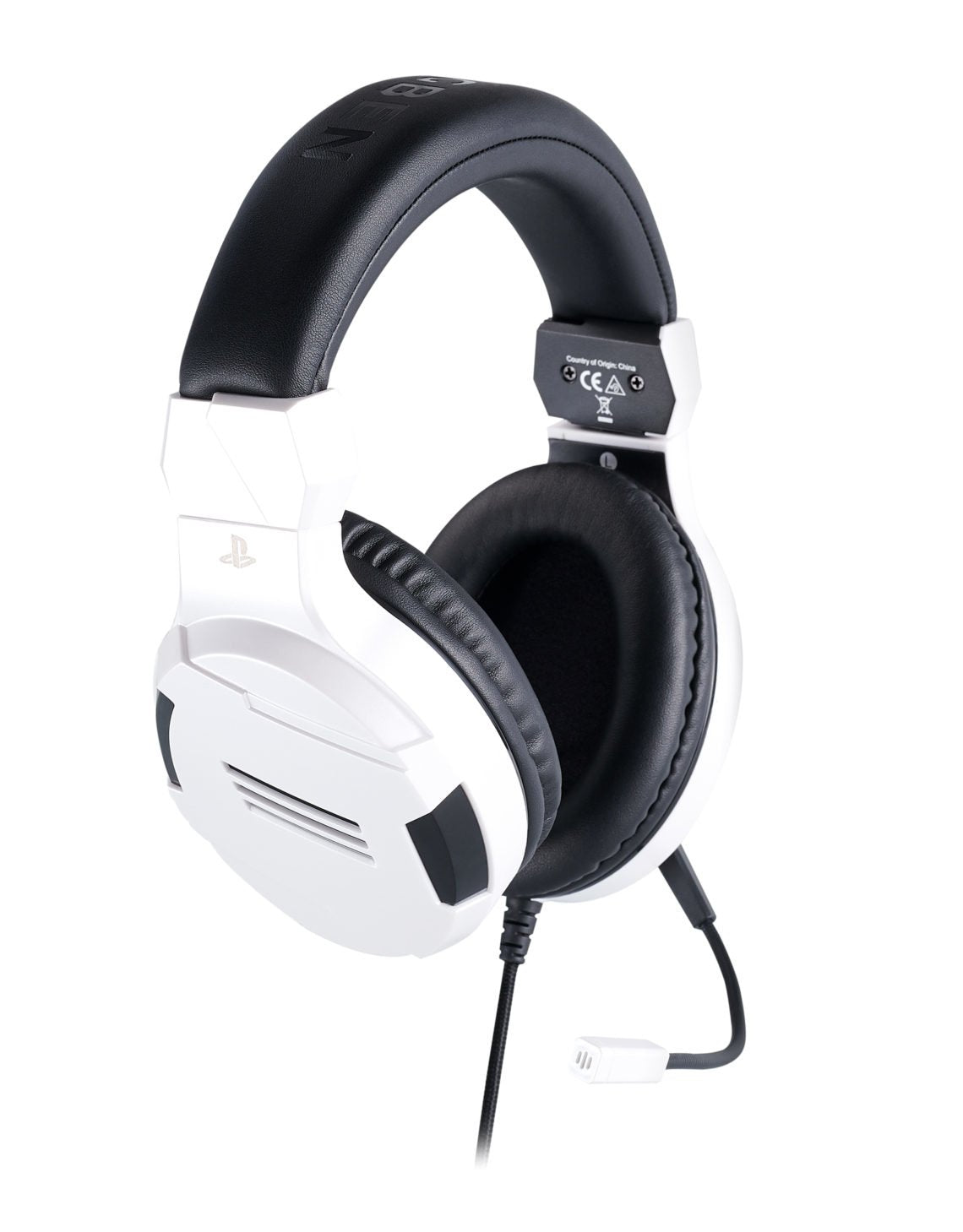 Auriculares  Nacon Ps4ofheadsetv3 Blancos Con Micrófono Blanco