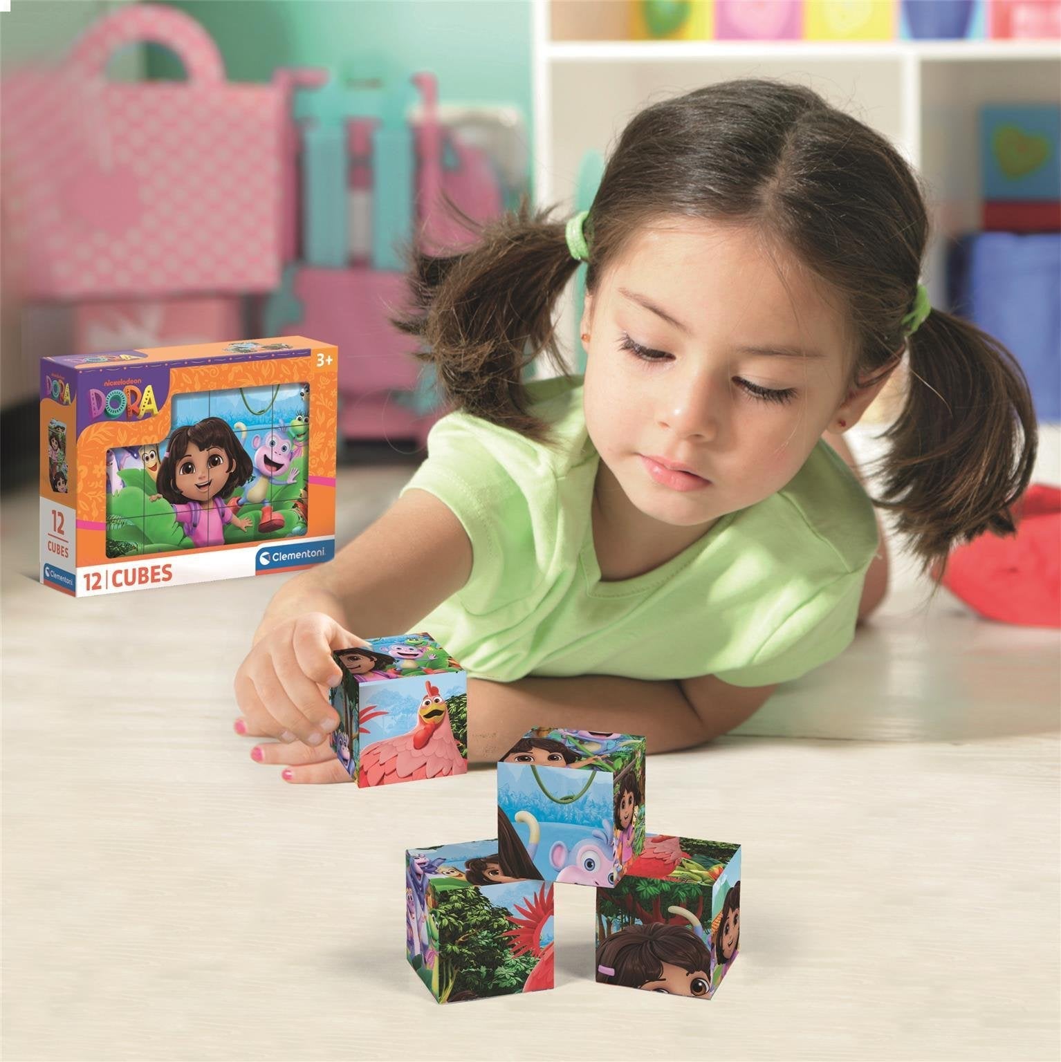 Puzzle Cubo Dora La Exploradora 12pzs