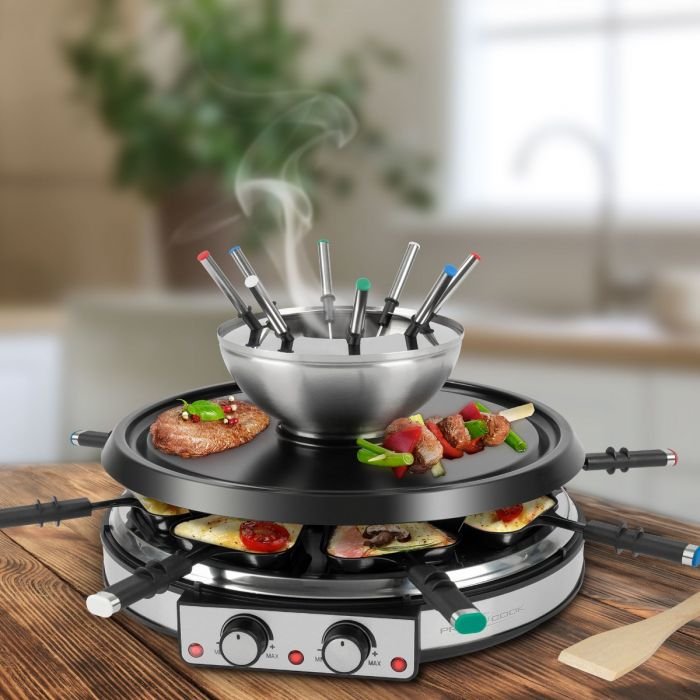 Proficook  2in1 Raclette Grill & Fondueset Pc Rg/Fd 1245 501245