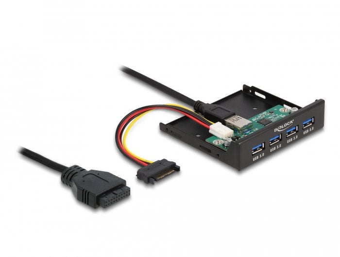 Delock Panel 3.5" Interno Usb 3.2 Gen 1 Hub 4 Puerto