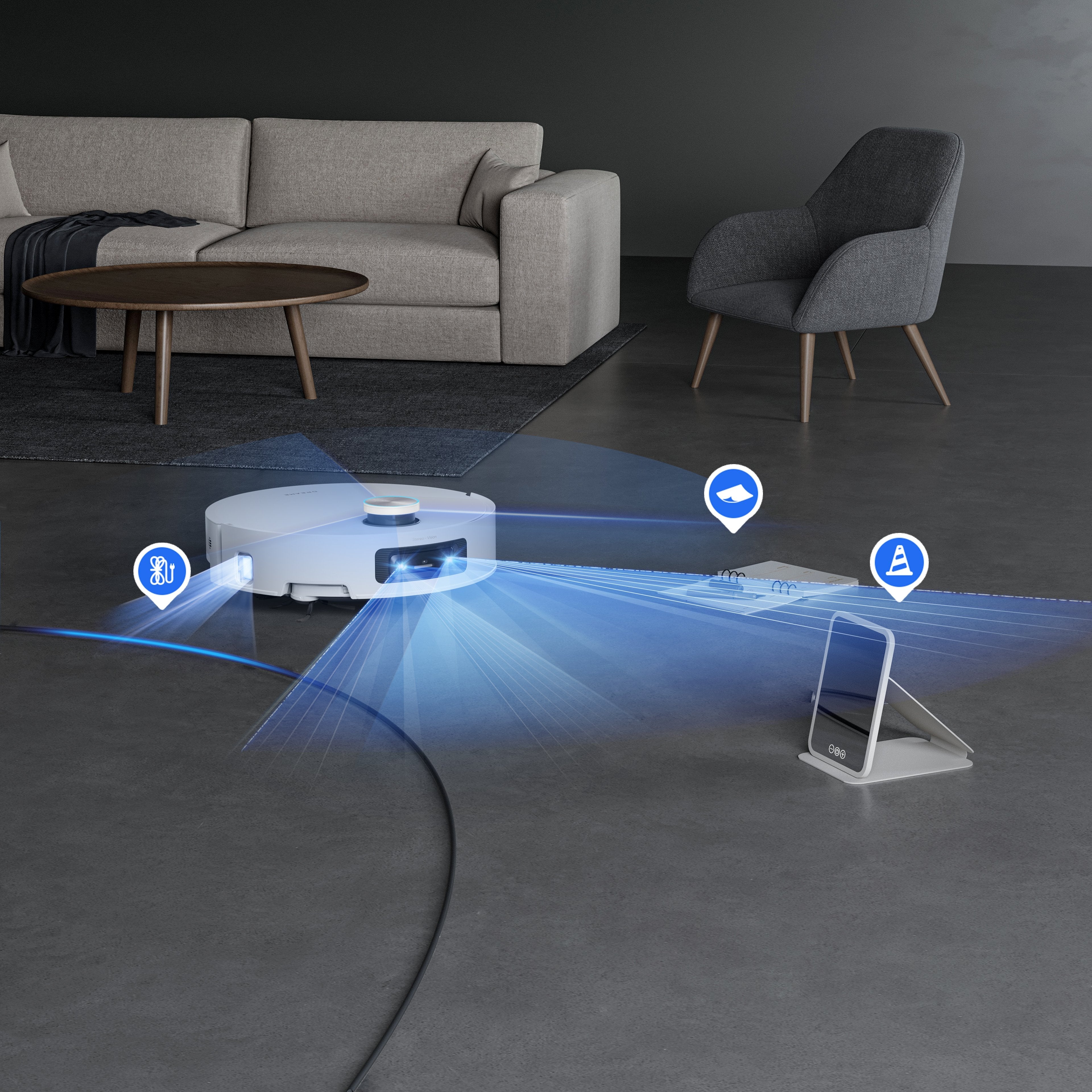 Dreame Aqua10 Ultra Track Complete Combinado Blanco