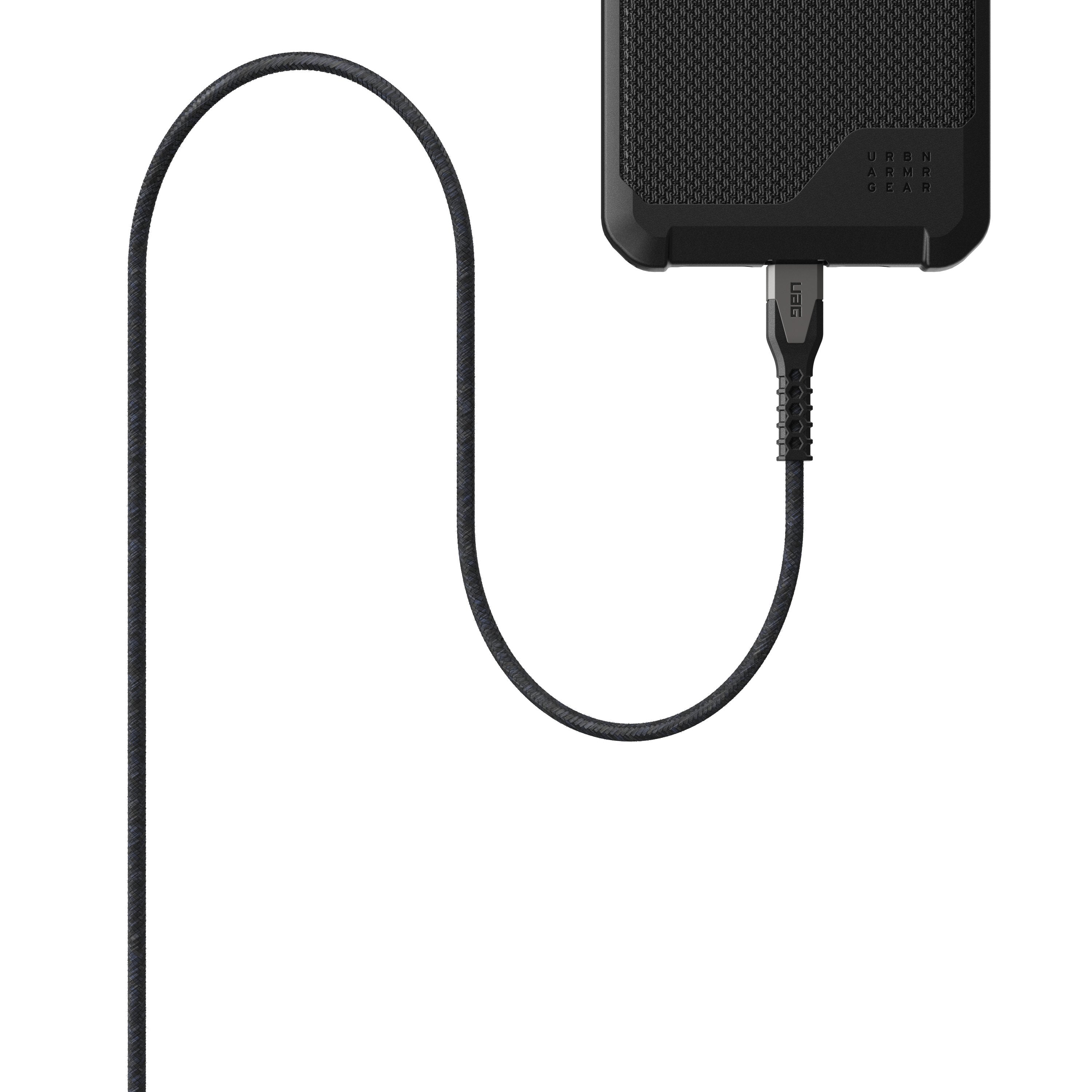 Urban Armor Gear Kevlar Cable Usb 1,5 M Usb 2.0 Usb C Negro, Gris