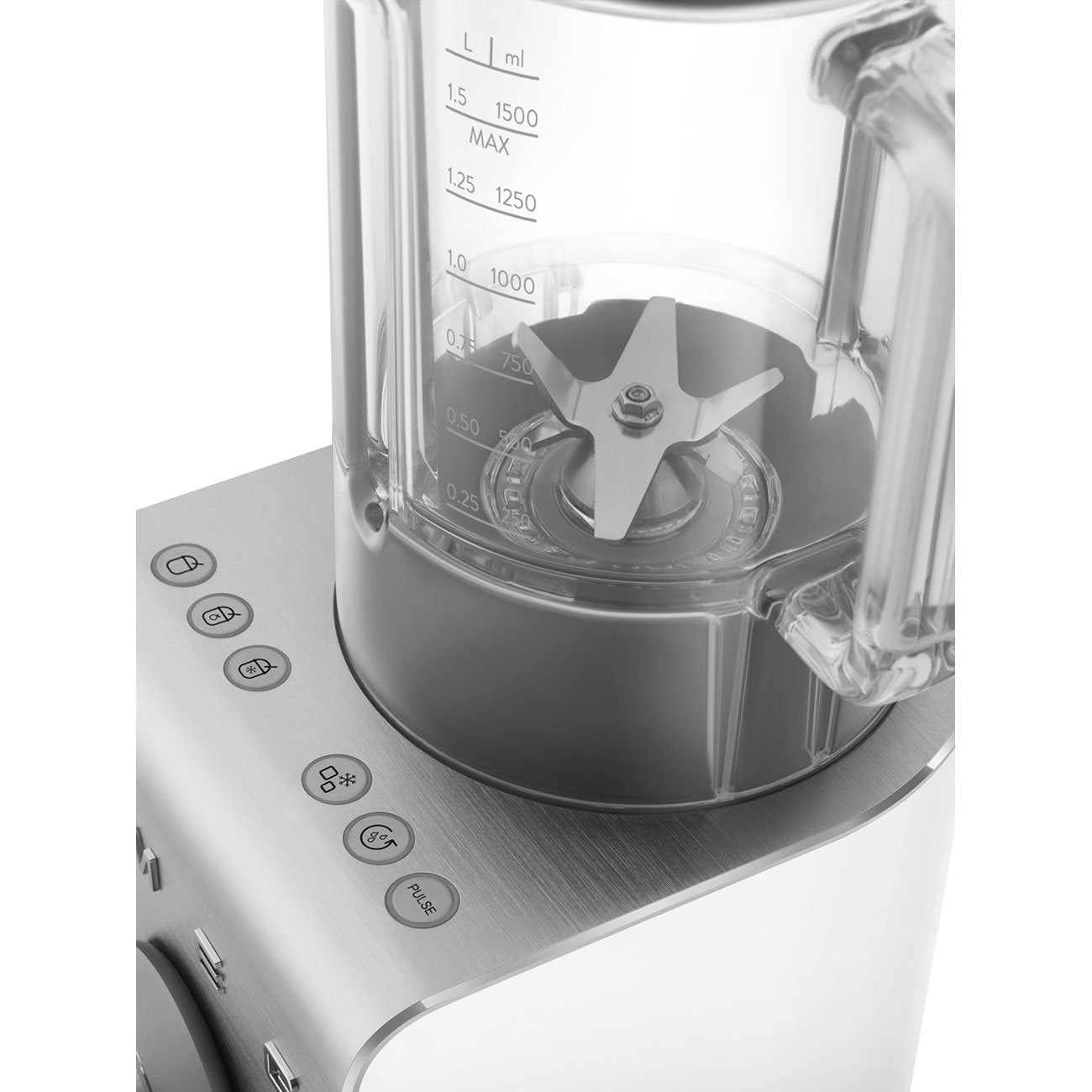 EAN 8017709331214 - Smeg BLC01WHMEU licuadora Batidora de vaso 1400 W Aluminio, Blanco imagen 5
