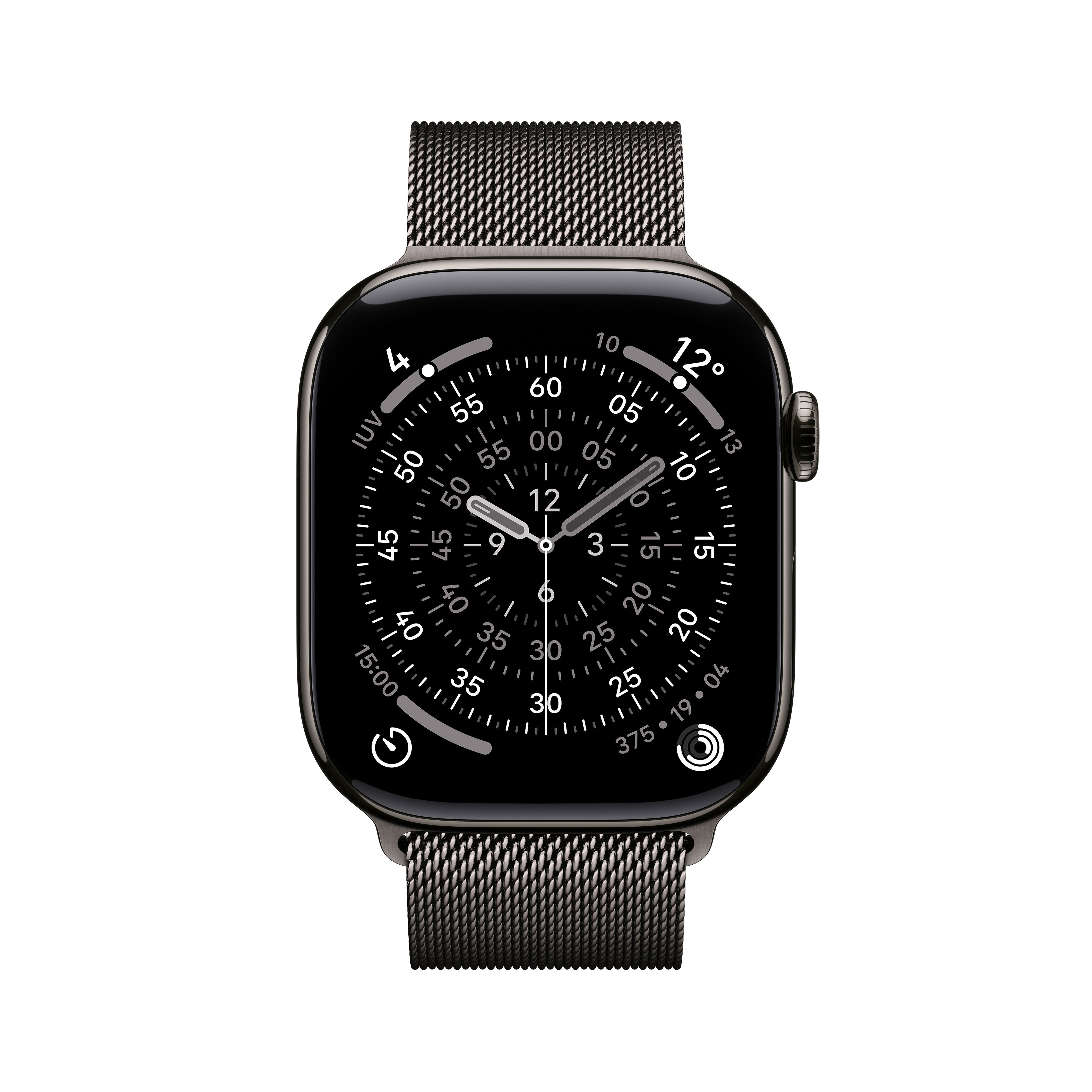 Apple Watch S11 Titan Schiefer Cellular 46mm (Milanaise Armband Schiefer) M L