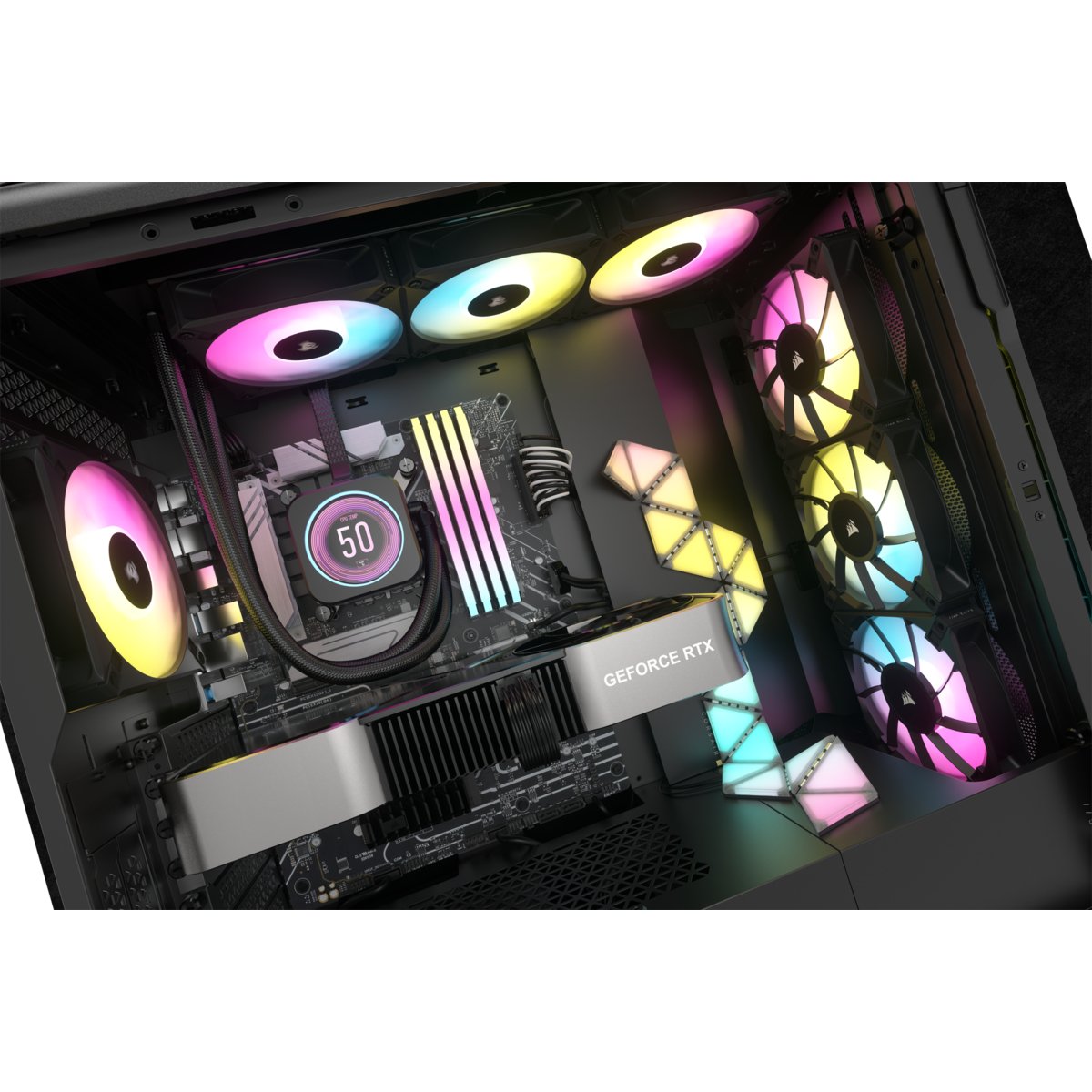 Refrigeración Líquida Corsair Cooling Hydro H150i Icue Elite Lcd Xt 360mm Cw-9060075-Ww