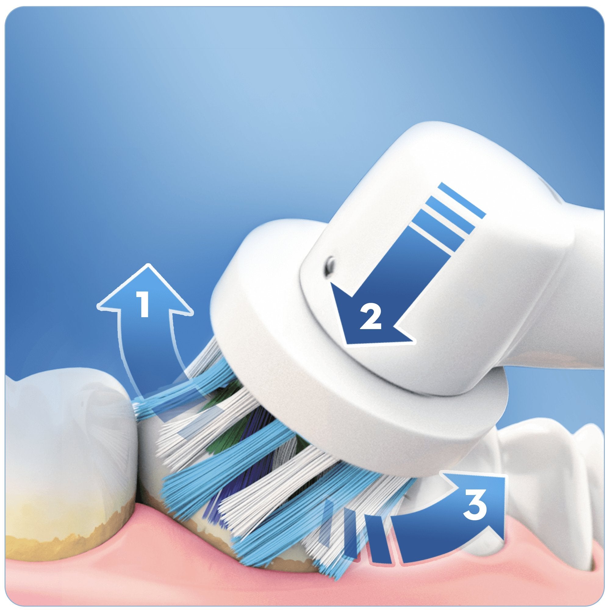 EAN 4210201199441 - Oral-B Vitality 100 CrossAction Adulto Cepillo dental oscilante Blanco imagen 3