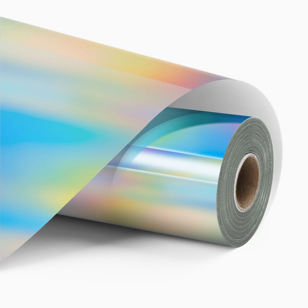 Loklik Permanent Adhesive Vinyl Holographic - Iridescent Silver