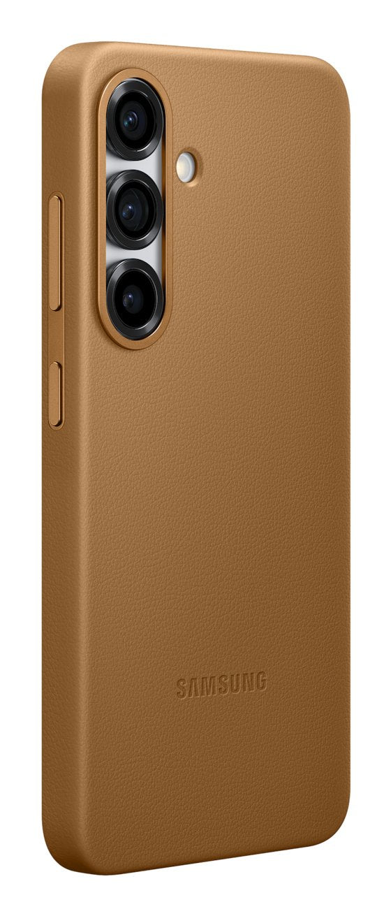 Funda Cuero Dorada S25