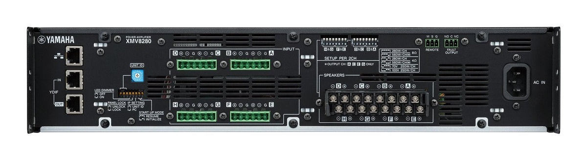 Xmv8280 E Xmv Series Power Amcons Xmv Series Power Amplifiers