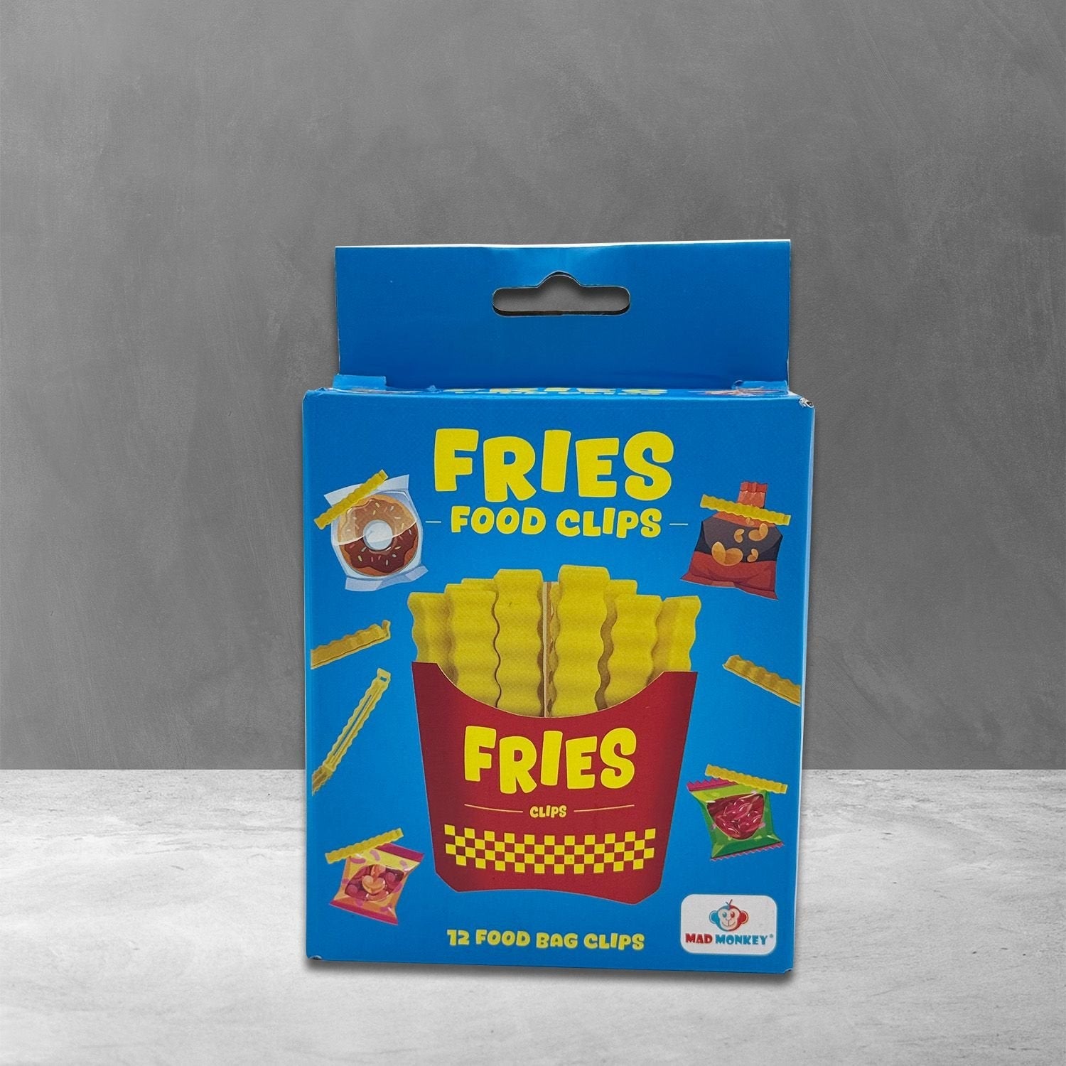 Mad Monkey - Verschlussclips "Fritten"