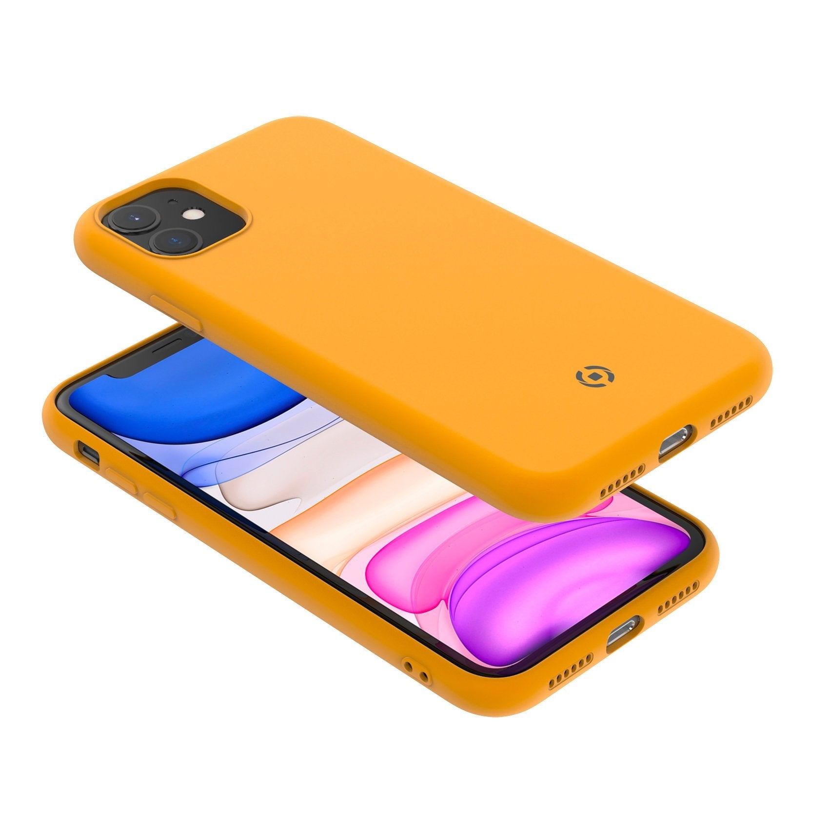 Case Celly For Iphone 11 Cover Leaf Yellow Leaf1001yl