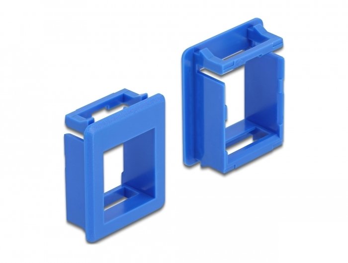 Keystone Halterung Für Gehäuse 4 Stück Blau