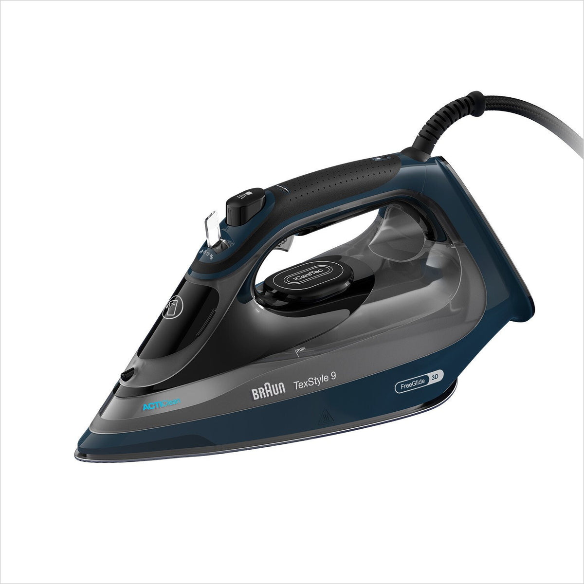 EAN 8021098002938 - Braun TexStyle 9 0127409002 plancha Plancha a vapor EloxalPlus soleplate 3200 W Azul oscuro imagen 6